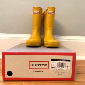 Hunter First Classic Boots Size 10 Boy 11 Girl